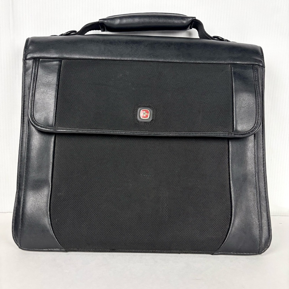 Leather Swiss Army Knife Folder Brief Case